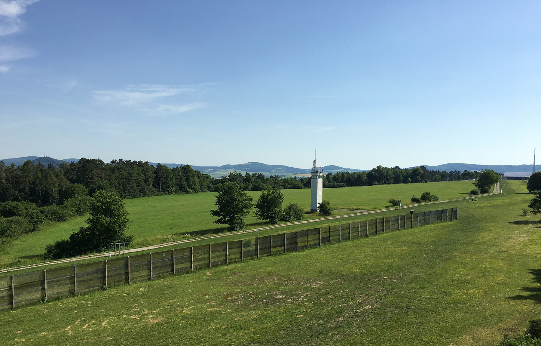 Grenzlinie bei Point Alpha