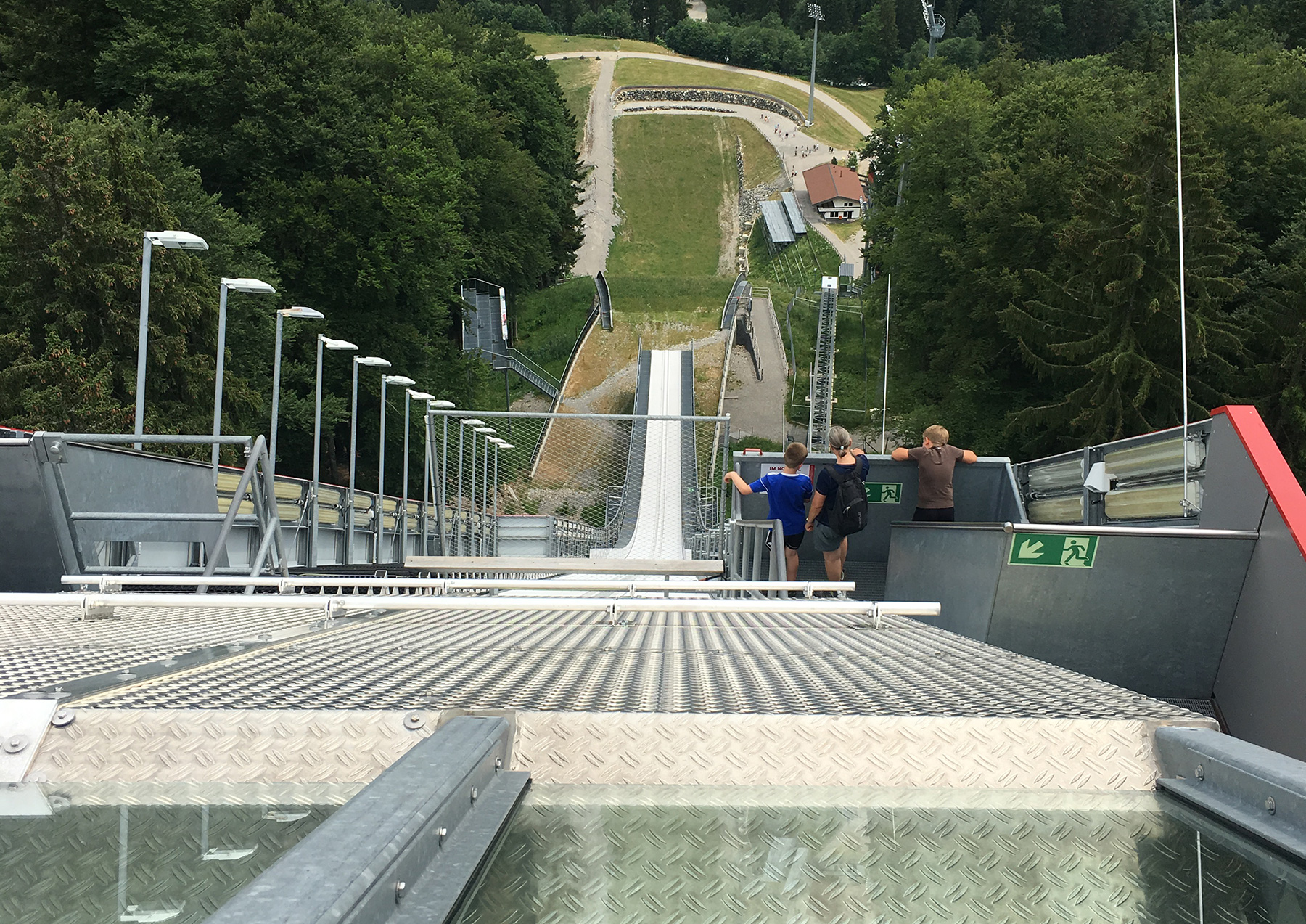 Auf der Heini-Klopfer-Skisprungschanze