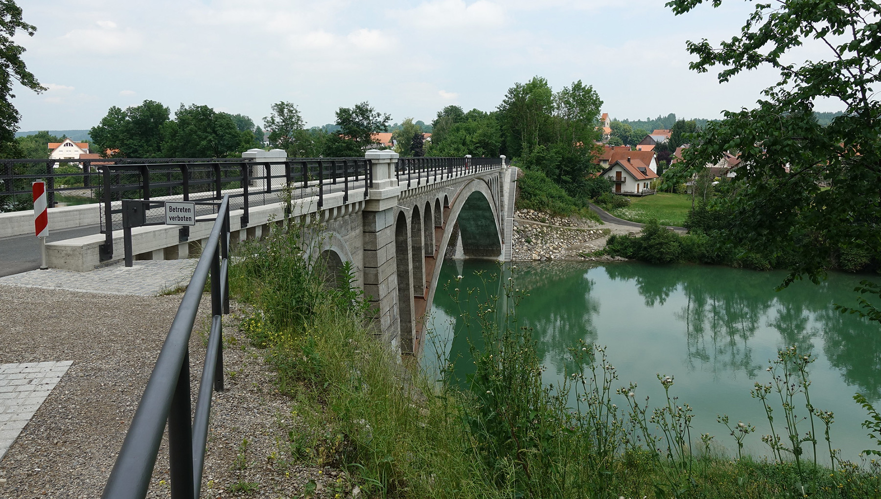 Historische Iller-Bahnbrücke
