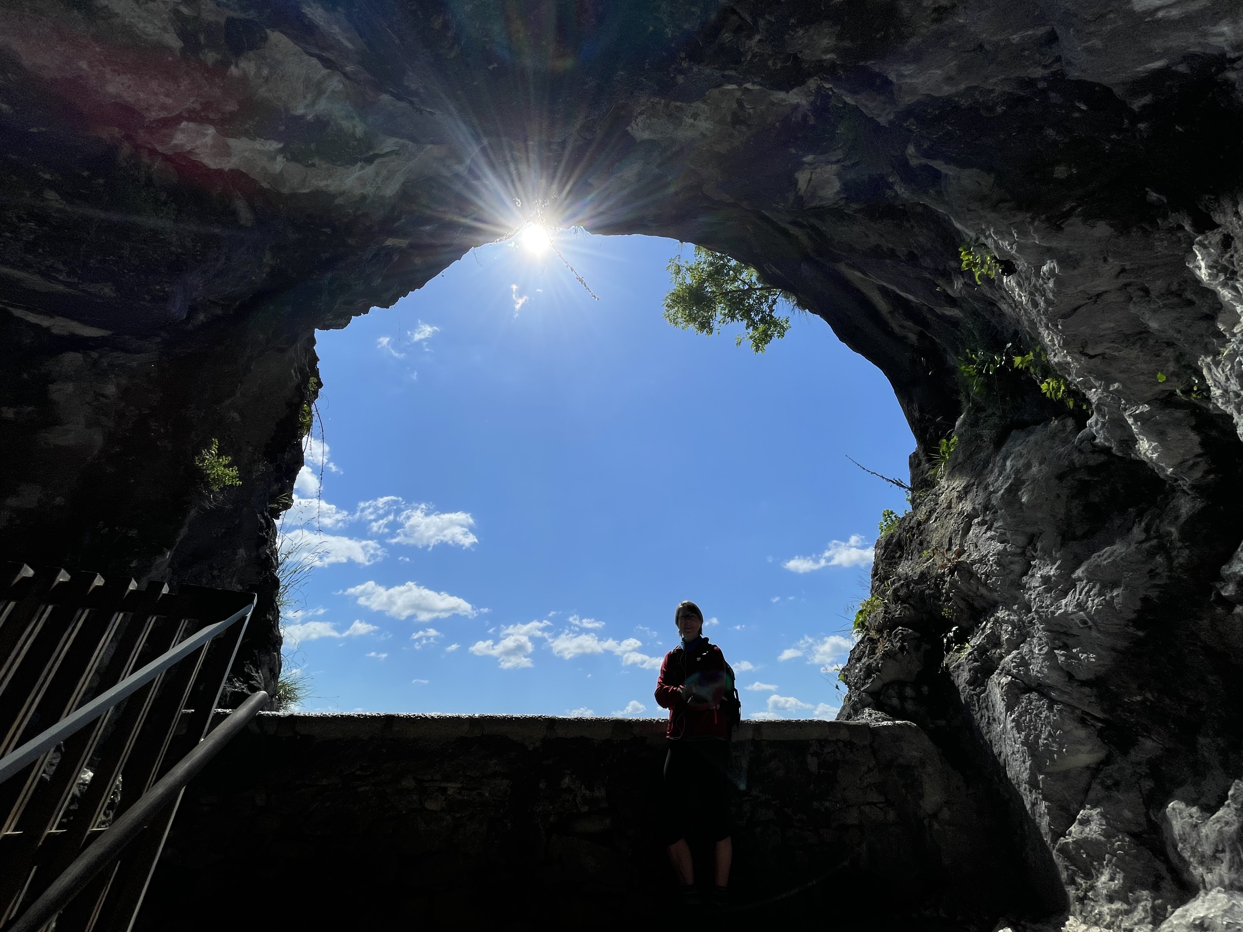 Aussichtsfenster in der Felsenburg
