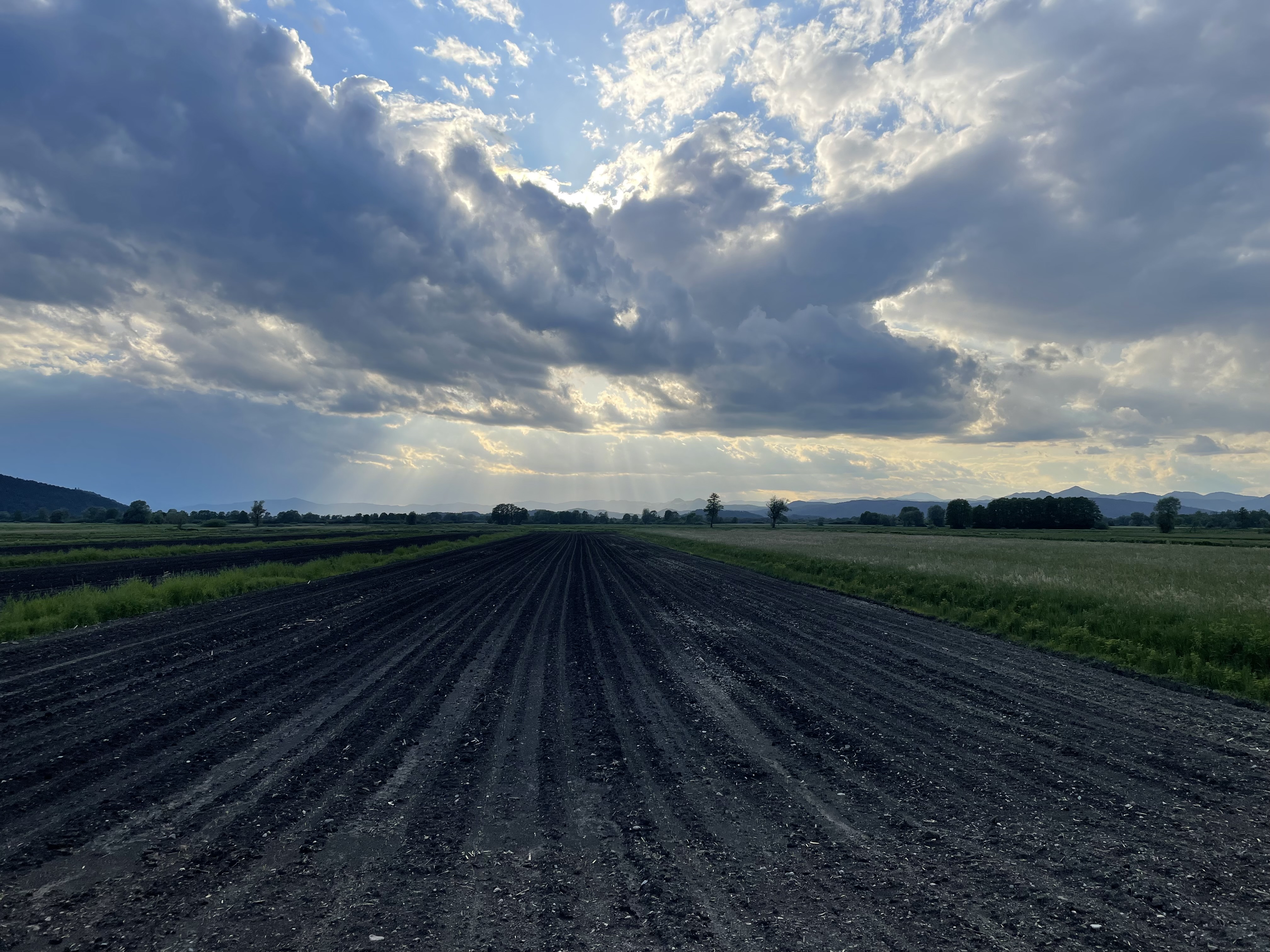 Imposantes Lichtspiel kurz vor Ljubljana