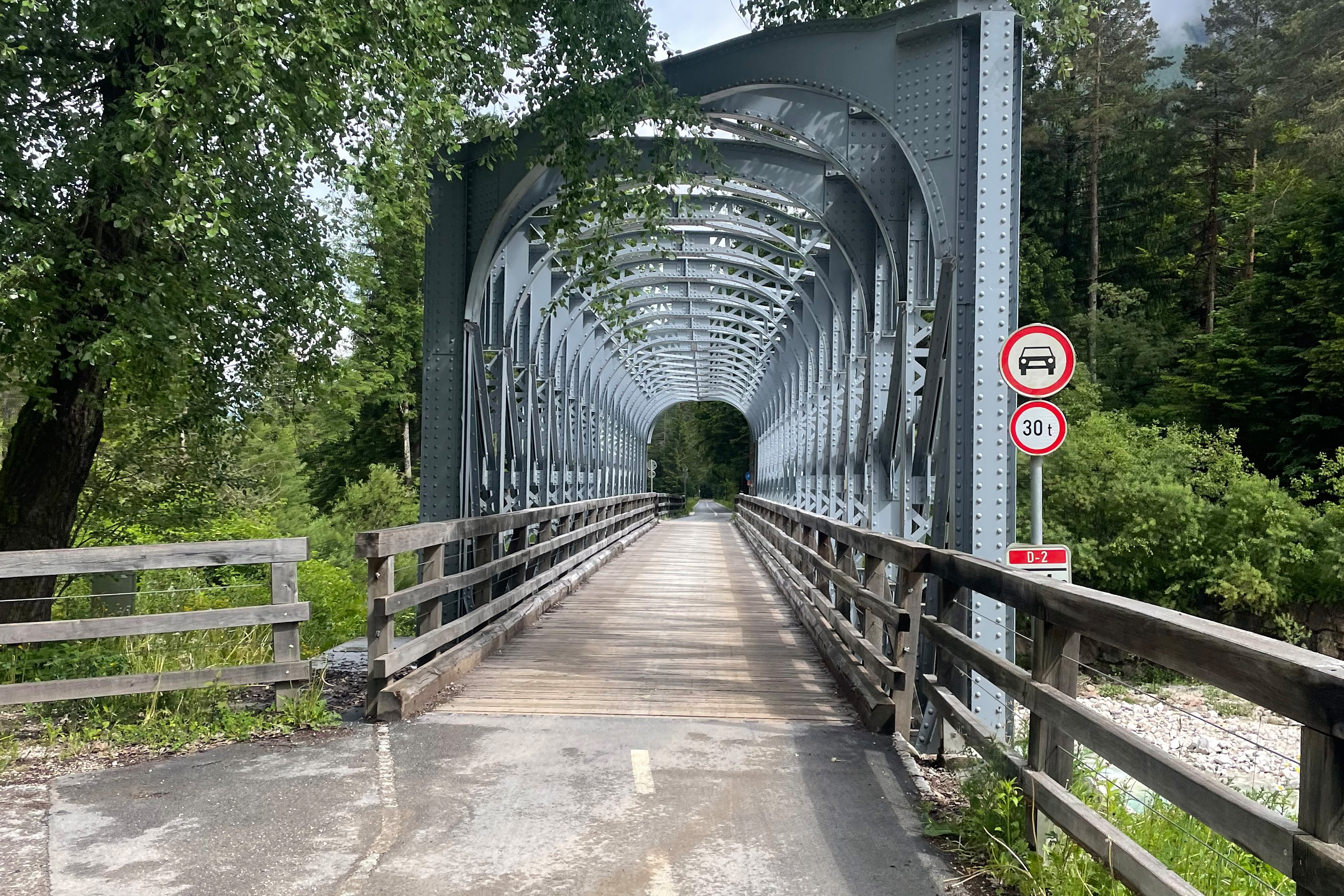 Schöner Radweg nach Kranjska Gora