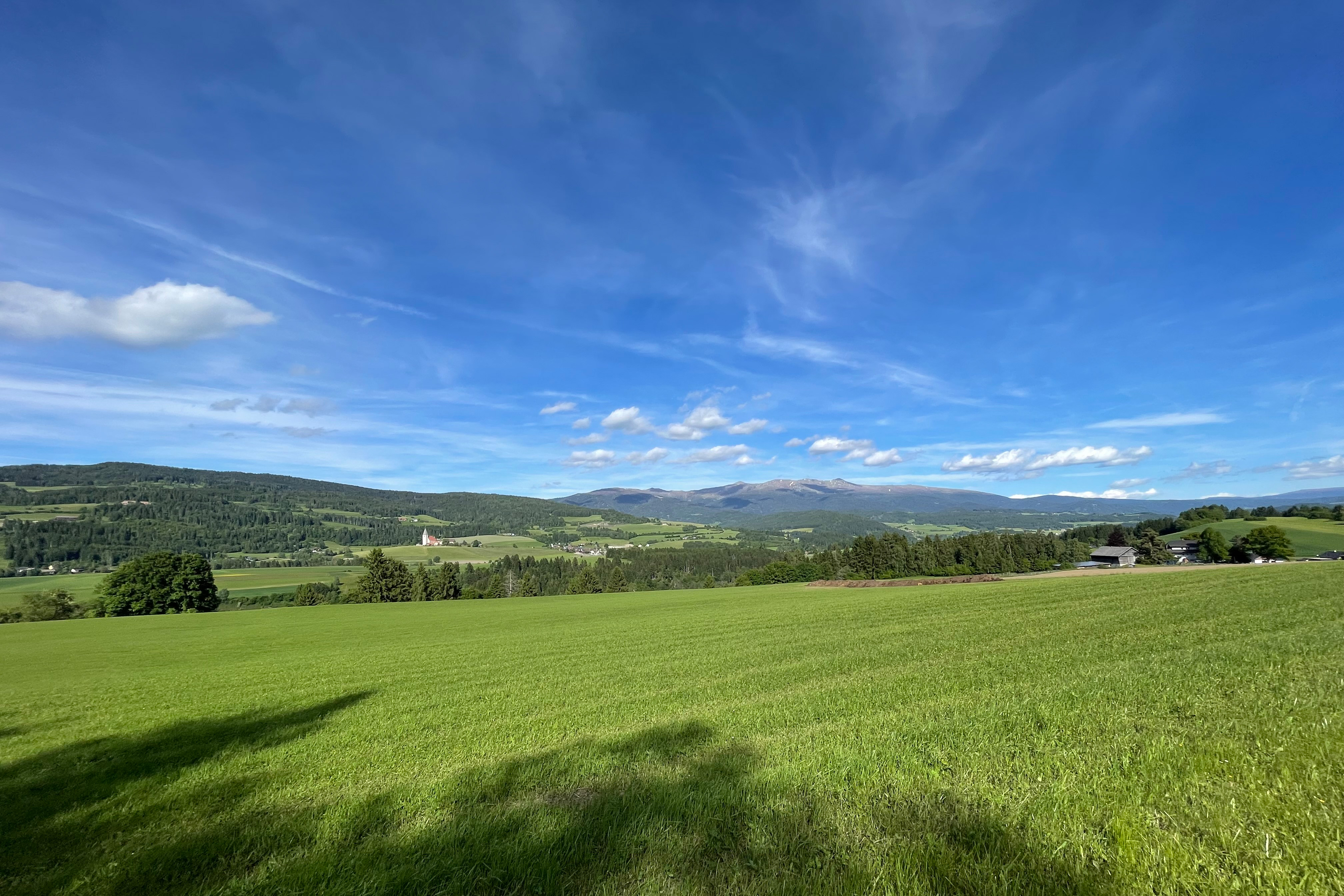 Letzter Blick zurück zur Saualpe